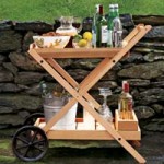 How to Build an Outdoor Bar Cart